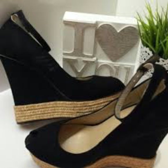 ZARA PEEP TOE CUÑA FORRADA - Picture 2 of 3